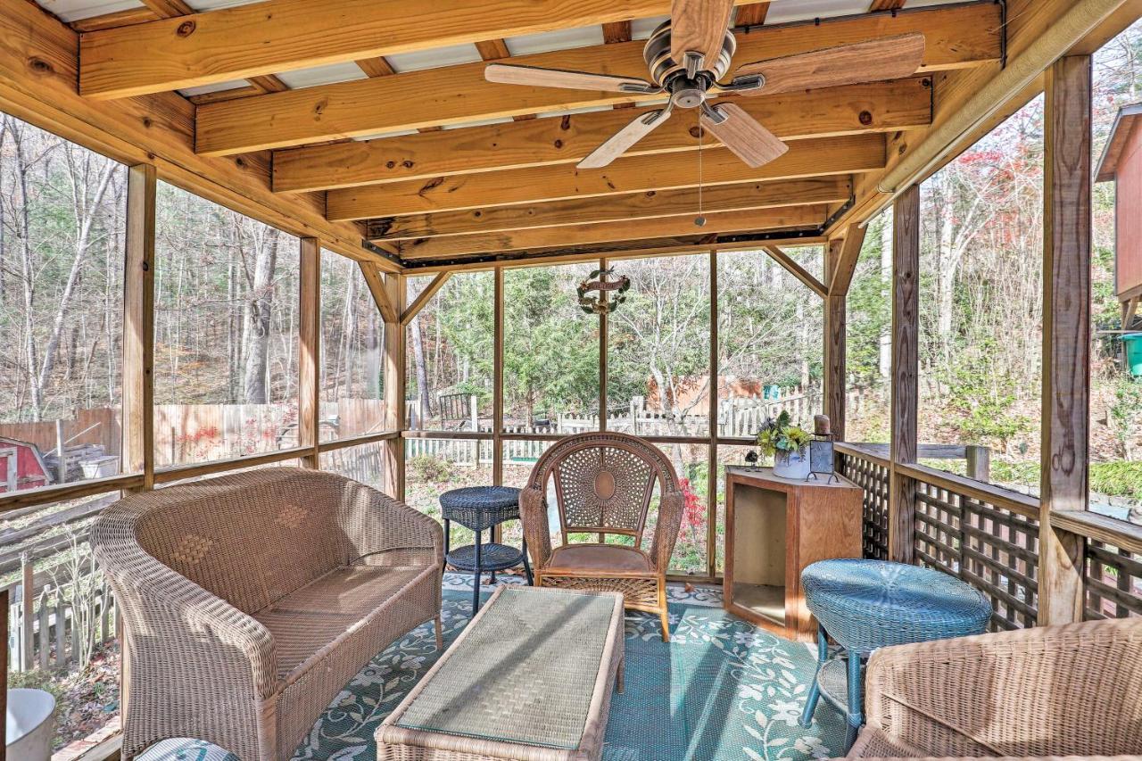 Asheville Mountain Getaway With Patio And Koi Pond! Exterior foto