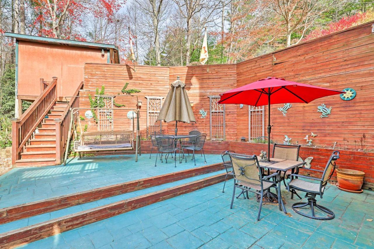 Asheville Mountain Getaway With Patio And Koi Pond! Exterior foto
