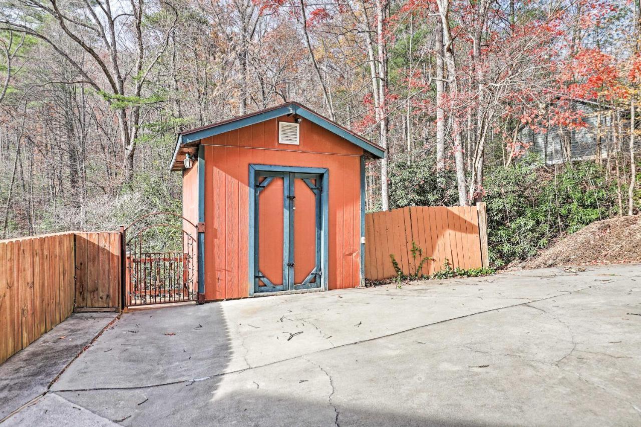 Asheville Mountain Getaway With Patio And Koi Pond! Exterior foto
